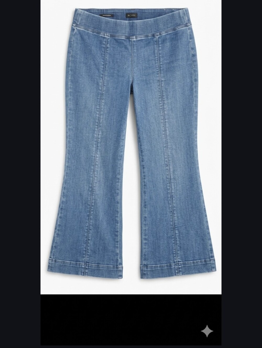 Talbots Flare Leg Travel Jean Women's Pull-On Jeans 1x - Picture 13 of 13